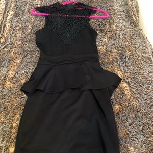 Gorgeous vintage peplum dress